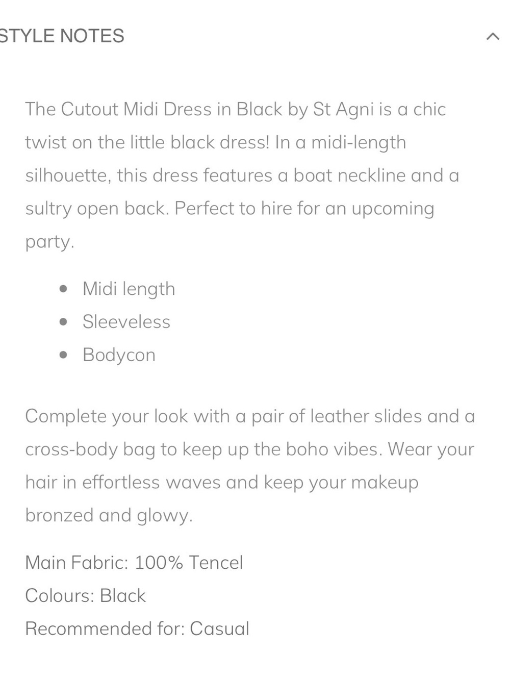 St. Agni the row Black Sleeveless Knit Midi Dress - Picture 4 of 4